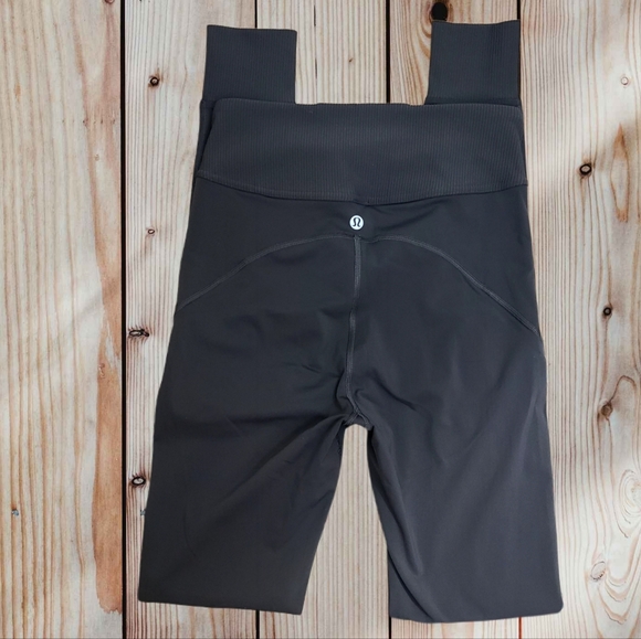Lululemon Train Free Super High-Rise Tight 32" In Graphite Grey Size 6 - Picture 5 of 6